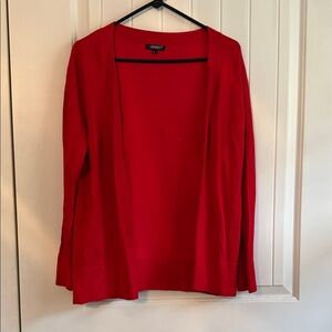 Elegant Red Women's Cardigan